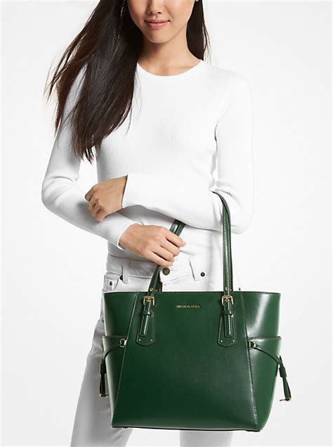 michael kors voyager small leather tote bag|Michael Kors voyager tote sale.